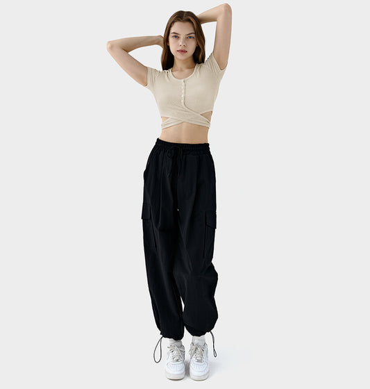 SS23 Conch Wear Cool Nylon String Cargo Pants