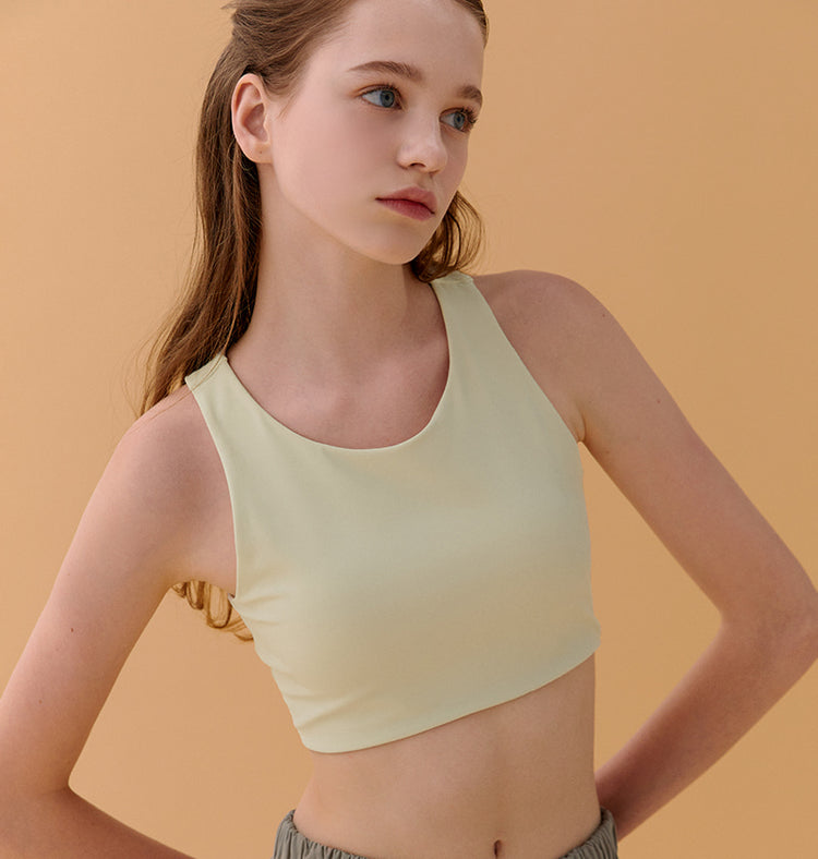 Conch Wear Crushing Back Cutout Bra Top