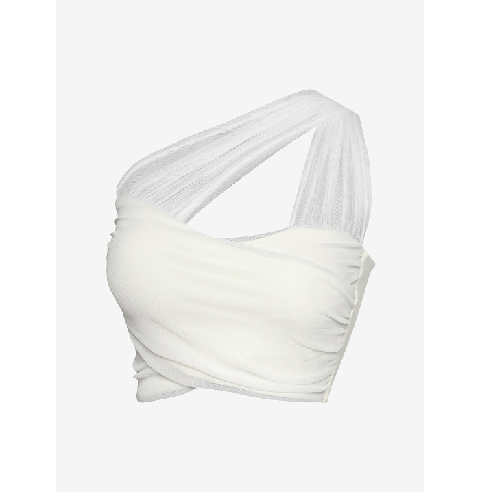 Grande Line See-through One Shoulder Bra Top