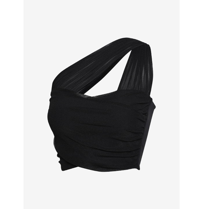 Grande Line See-through One Shoulder Bra Top