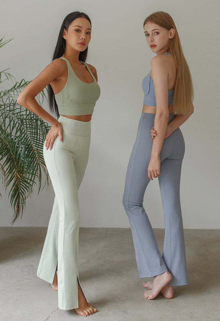 SS23 Conch Wear Bootcut Front Slit Leggings