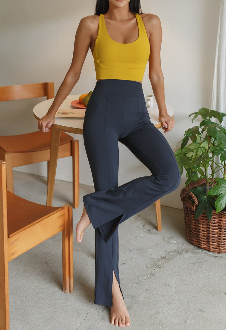 SS23 Conch Wear Bootcut Front Slit Leggings