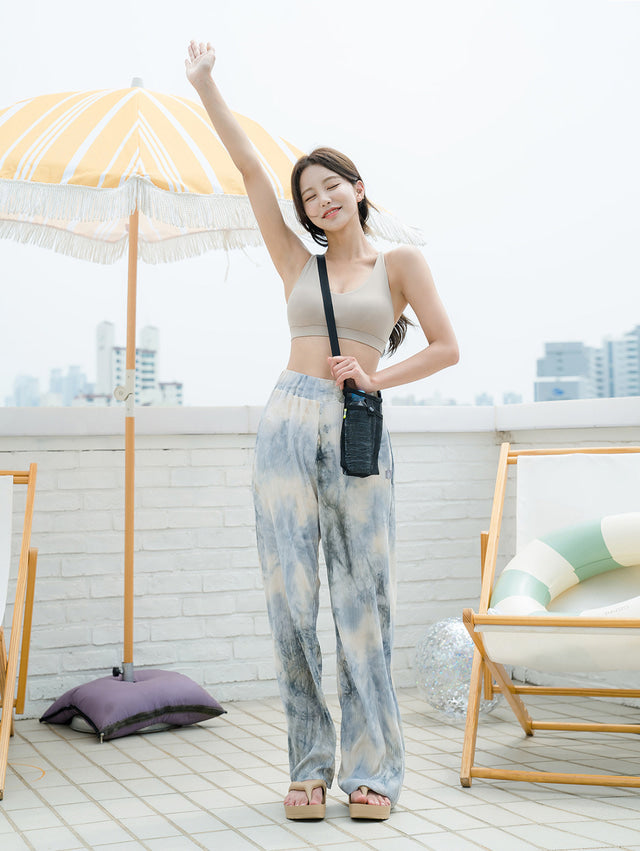 UP013 Tie-dye Pleated Pants